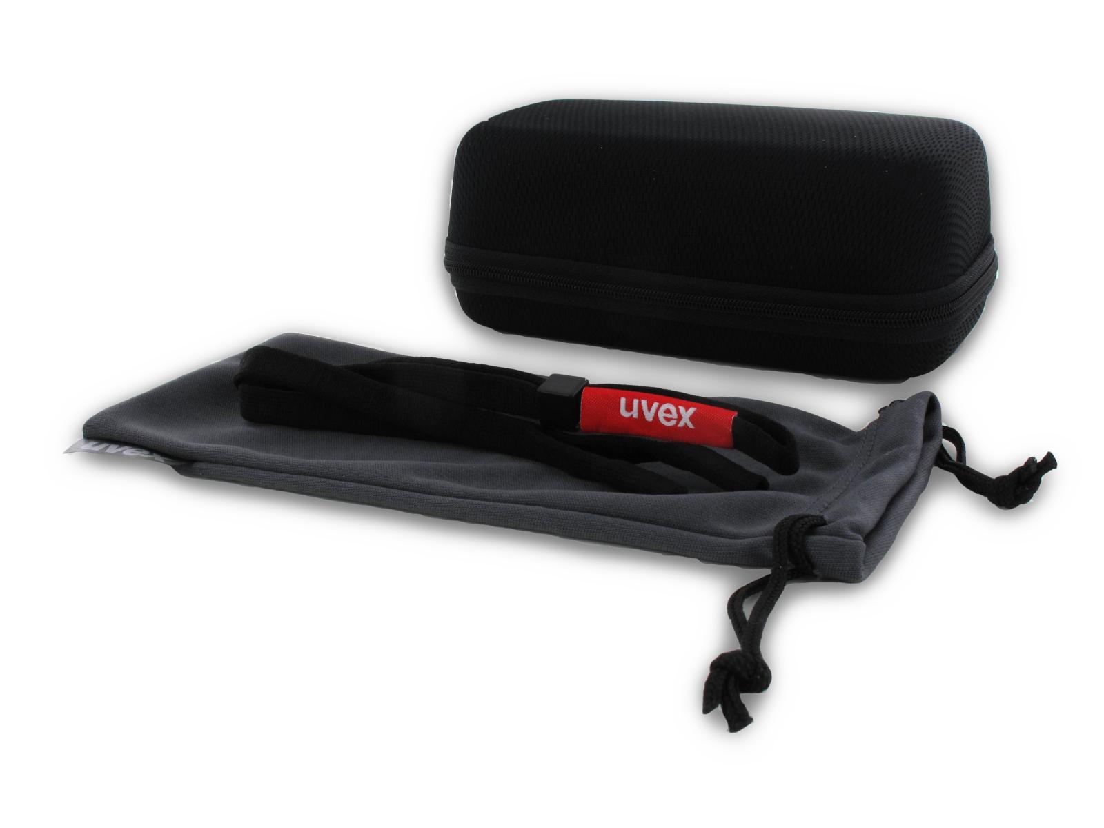 UVEX | sportstyle 802 V S530872 2601 70 | black mat sunbee / variomatic smoke