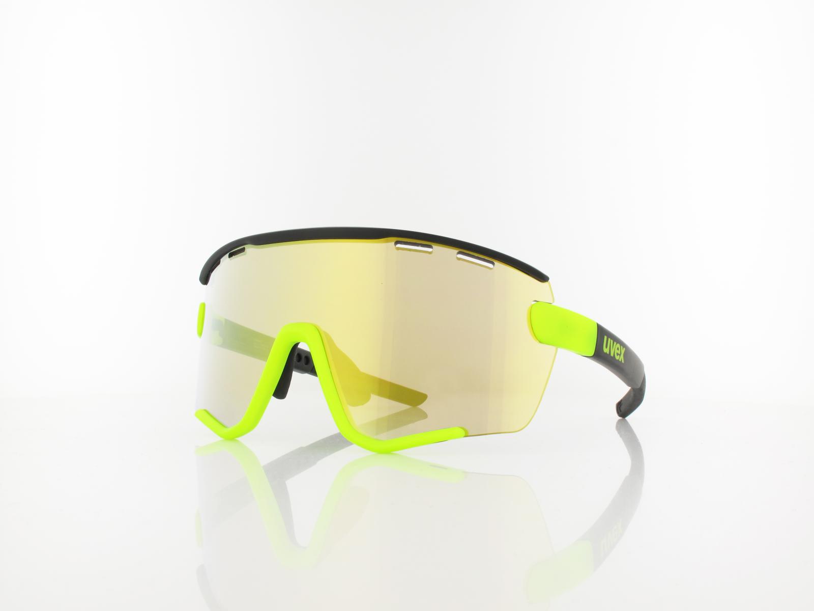 UVEX | sportstyle 236 Set S533004 2616 137 | black yellow mat / supravision mirror yellow - clear