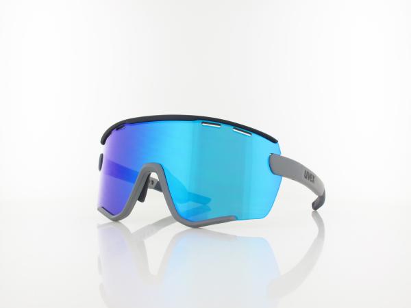 UVEX | sportstyle 236 Set S533004 5416 137 | rhino deep space mat / supravision mirror blue - clear