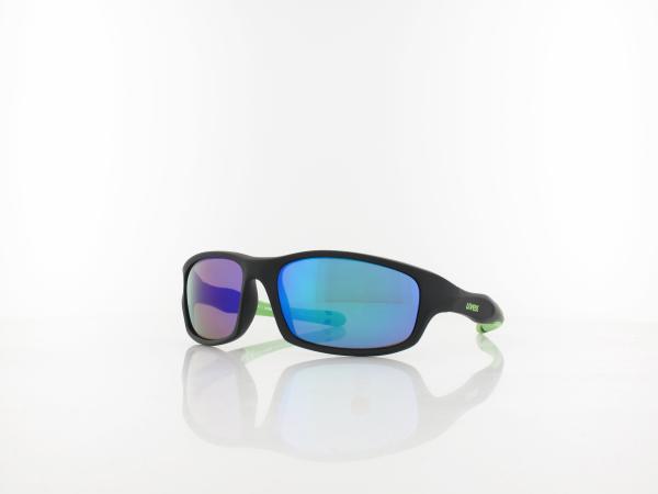 UVEX | sportstyle 507 S533866 2716 53 | black mat green / mirror green