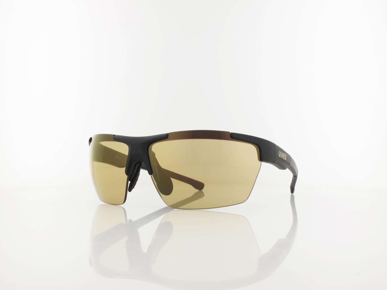 UVEX | RXi 4103 CV V 1200 76 | matte black / colorvision variomatic ltm gold