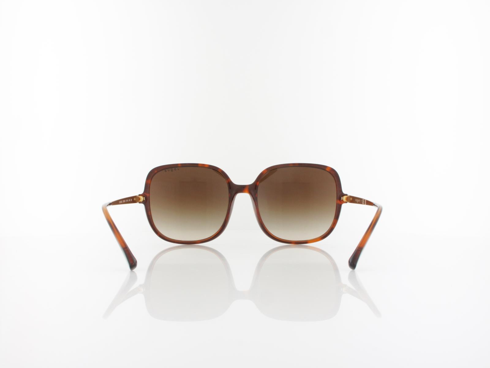Vogue eyewear | VO5405S 238613 57 | top havana transparent brown / brown gradient
