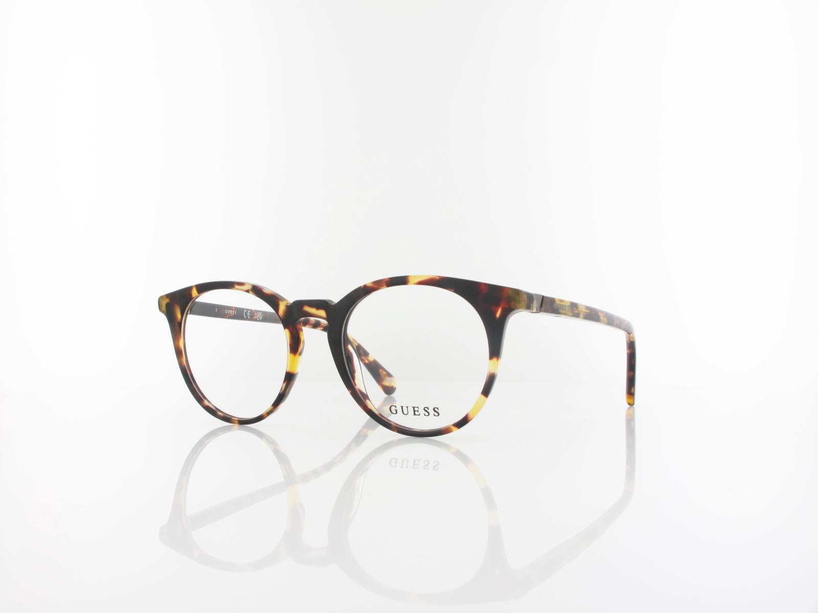 Guess GU7755 Occhiali Da Vista Donna, Montatura Avana (Blonde Havana), Misura 60