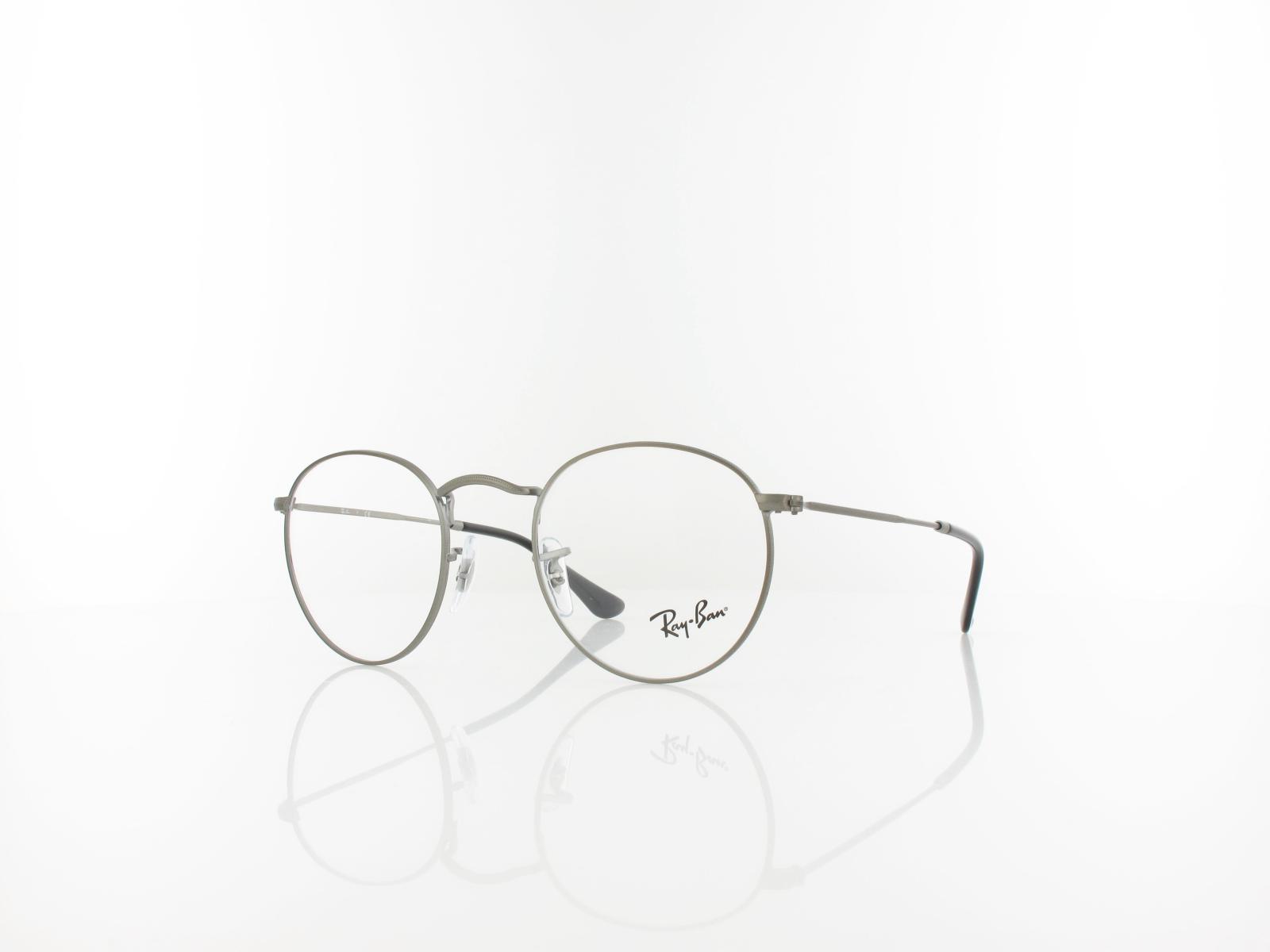 Ray Ban | Round Metal RX3447V 2620 47 | matte gunmetal