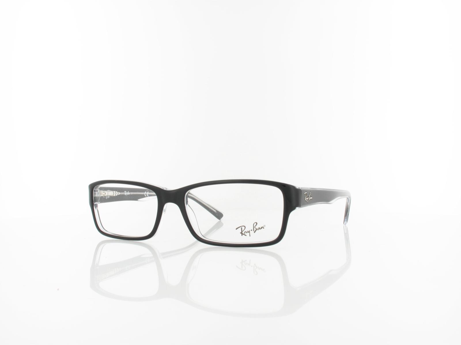 Ray Ban | RX5169 2034 54 | top black on transparent