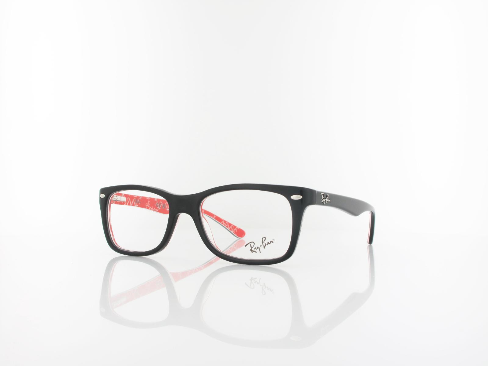 Ray Ban | RX5228 2479 50 | top black on texture red