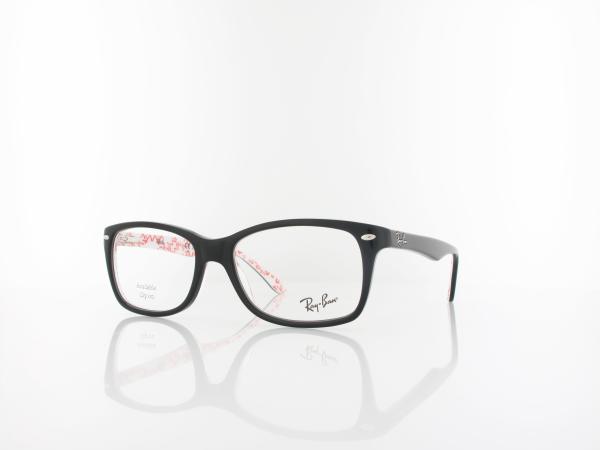 Ray Ban | RX5228 5014 55 | top black on texture white