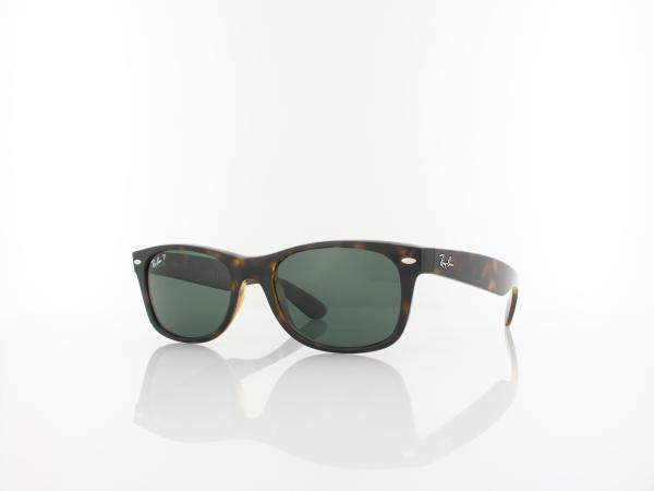 Ray Ban | New Wayfarer RB2132 902/58 52 | tortoise / crystal green polarized