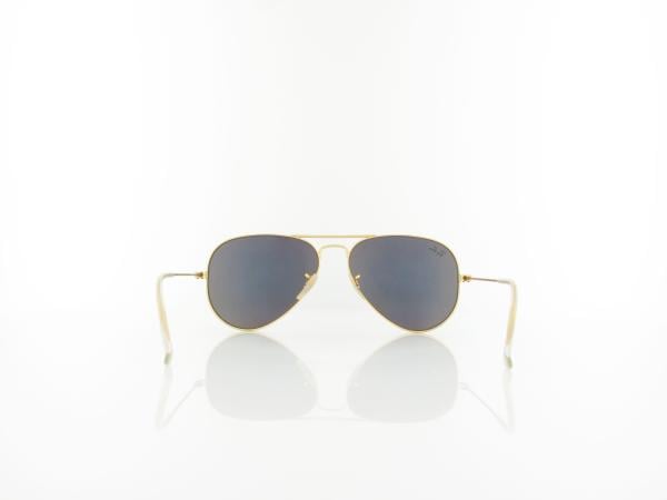 Ray Ban Aviator Large Metal RB3025 112 85 55 matte gold brown gradient
