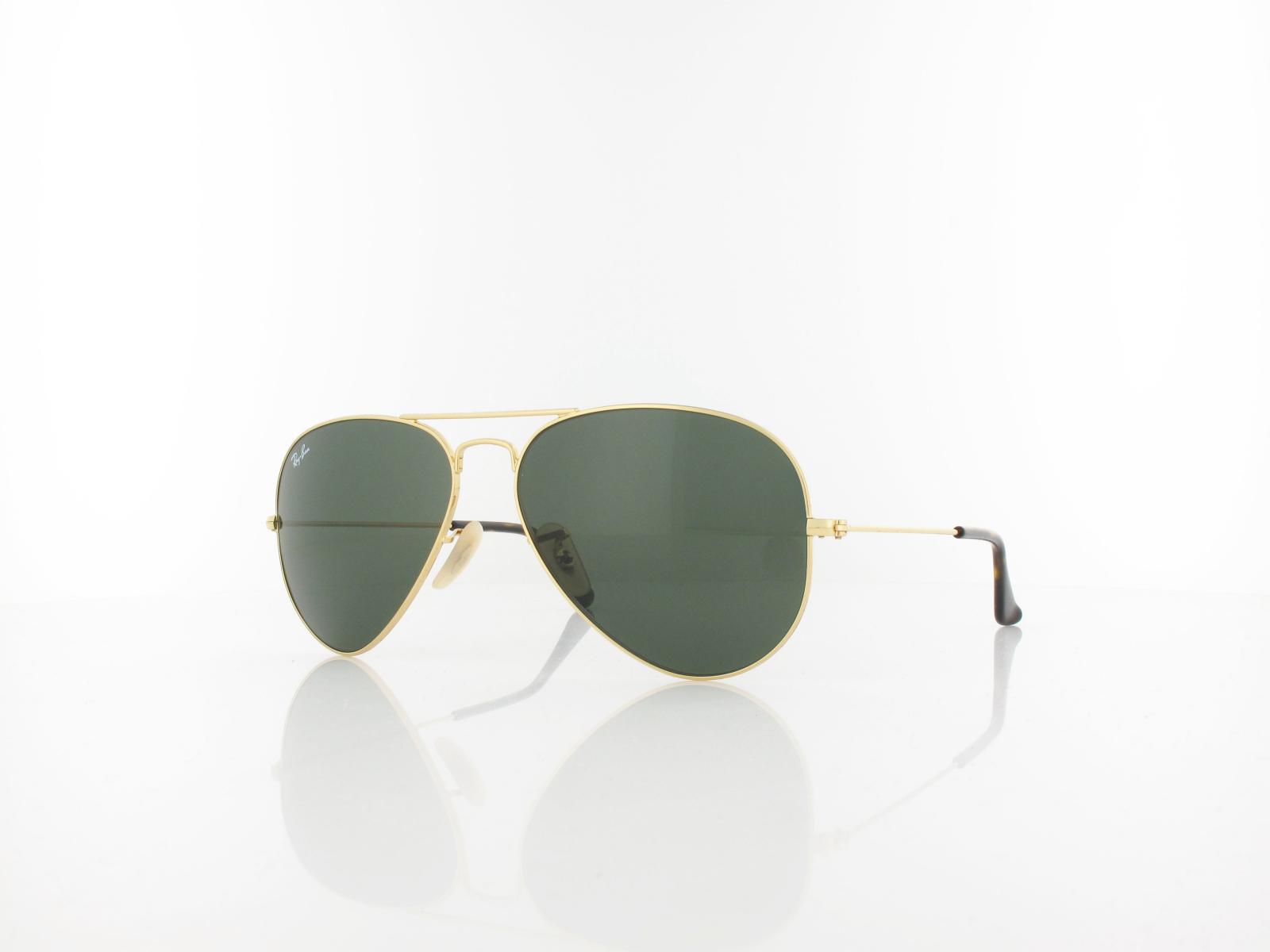 Ray Ban | Aviator Large Metal 181 58 | gold / crystal green