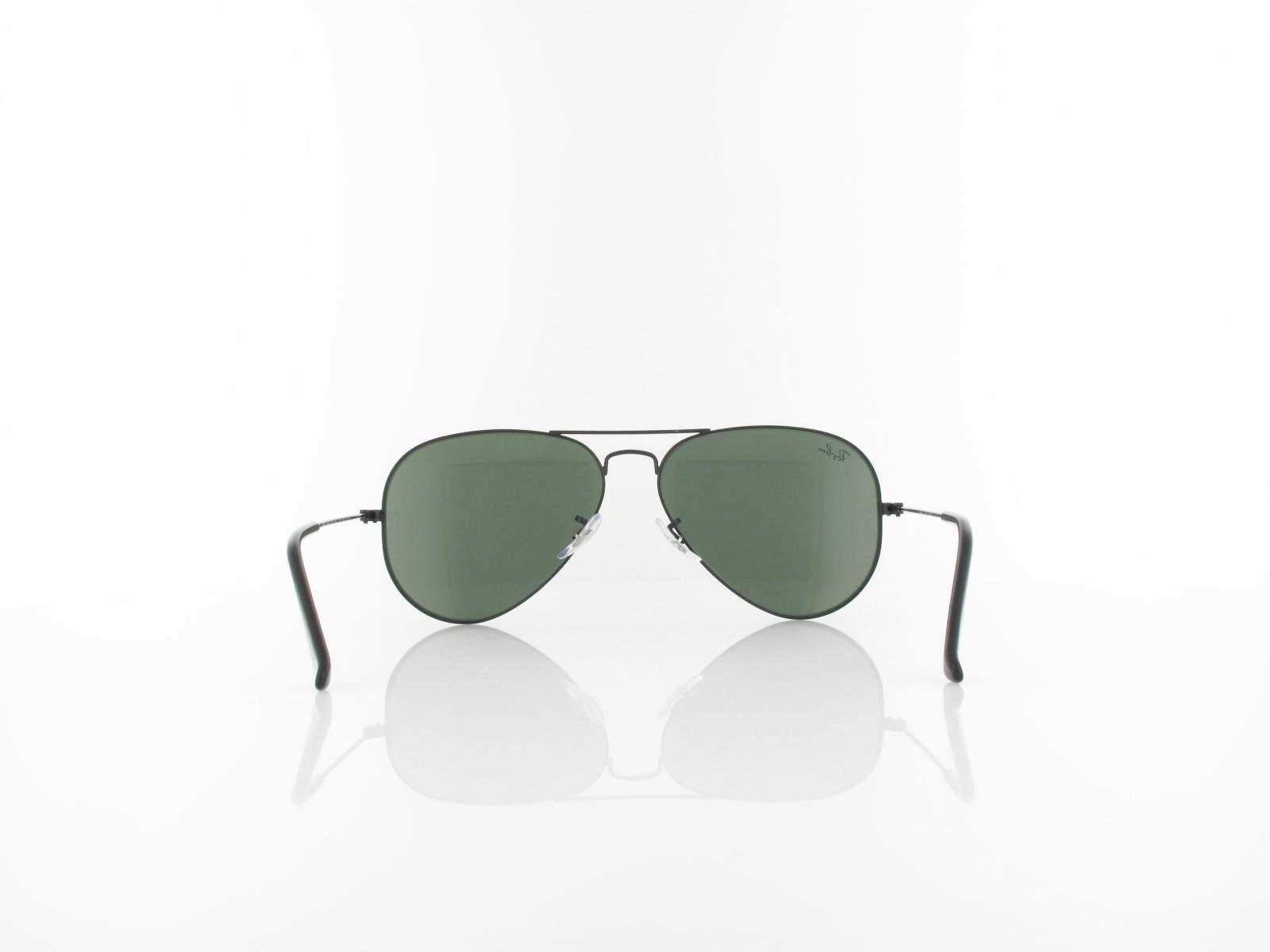 Ray Ban | Aviator Large Metal L2823 58  | black / crystal green