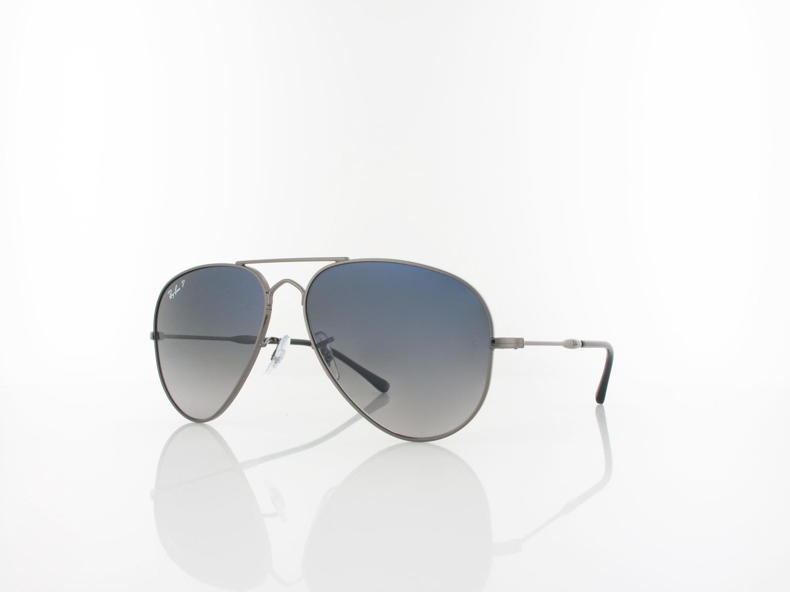 Ray Ban | OLD AVIATOR RB3825 478 58 | gunmetal / blue gradient polar