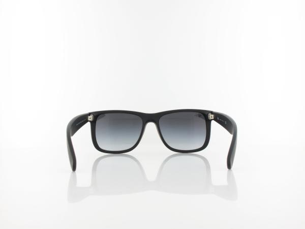 Ray Ban Justin RB4165 622/6G 54 rubber black / grey mirror silver