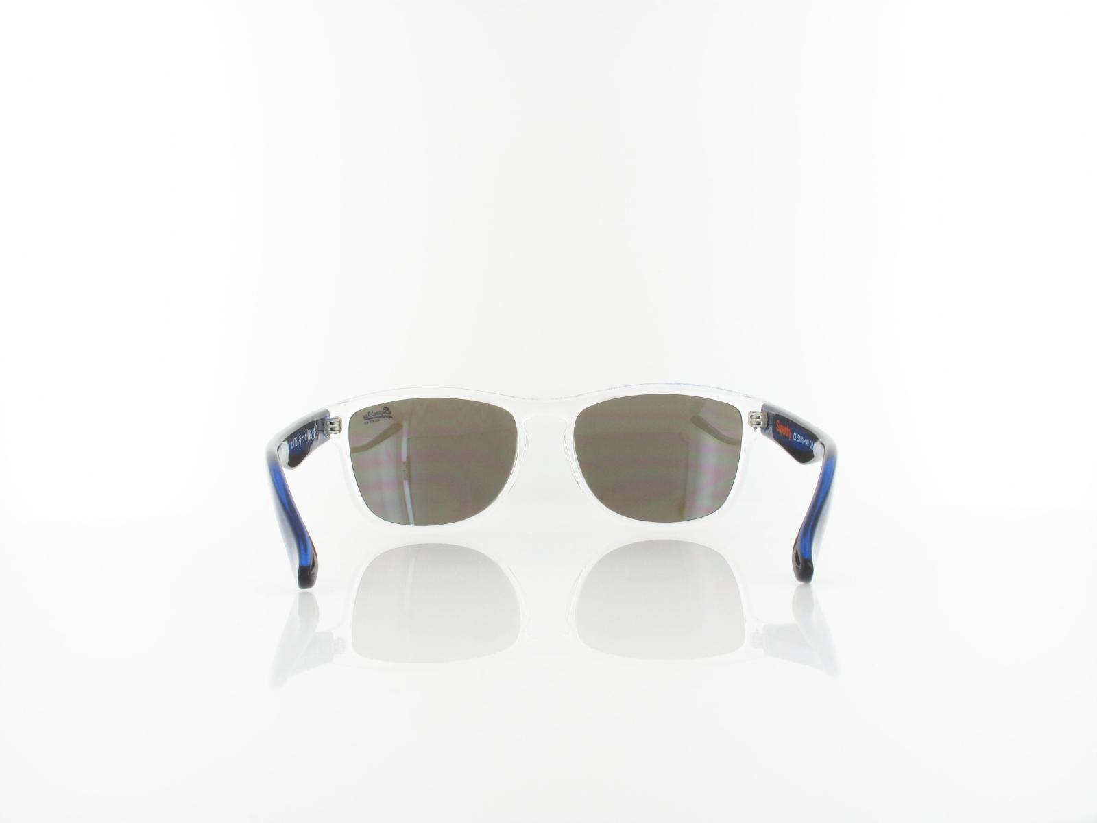 Superdry | Rockstar 175 54 | clear blue transparent / blue mirror