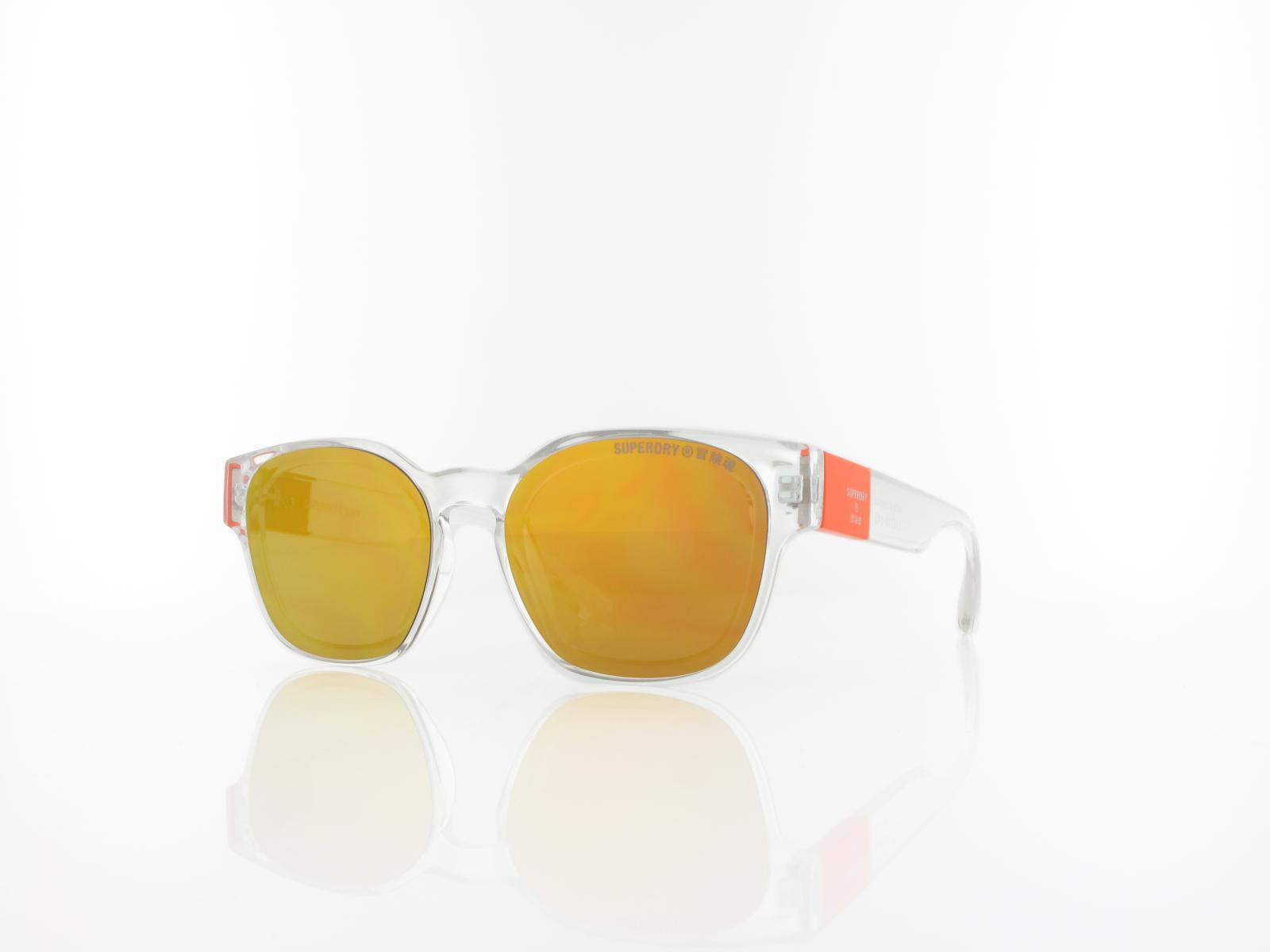 Superdry Xmono 113 53 crystal / orange mirror