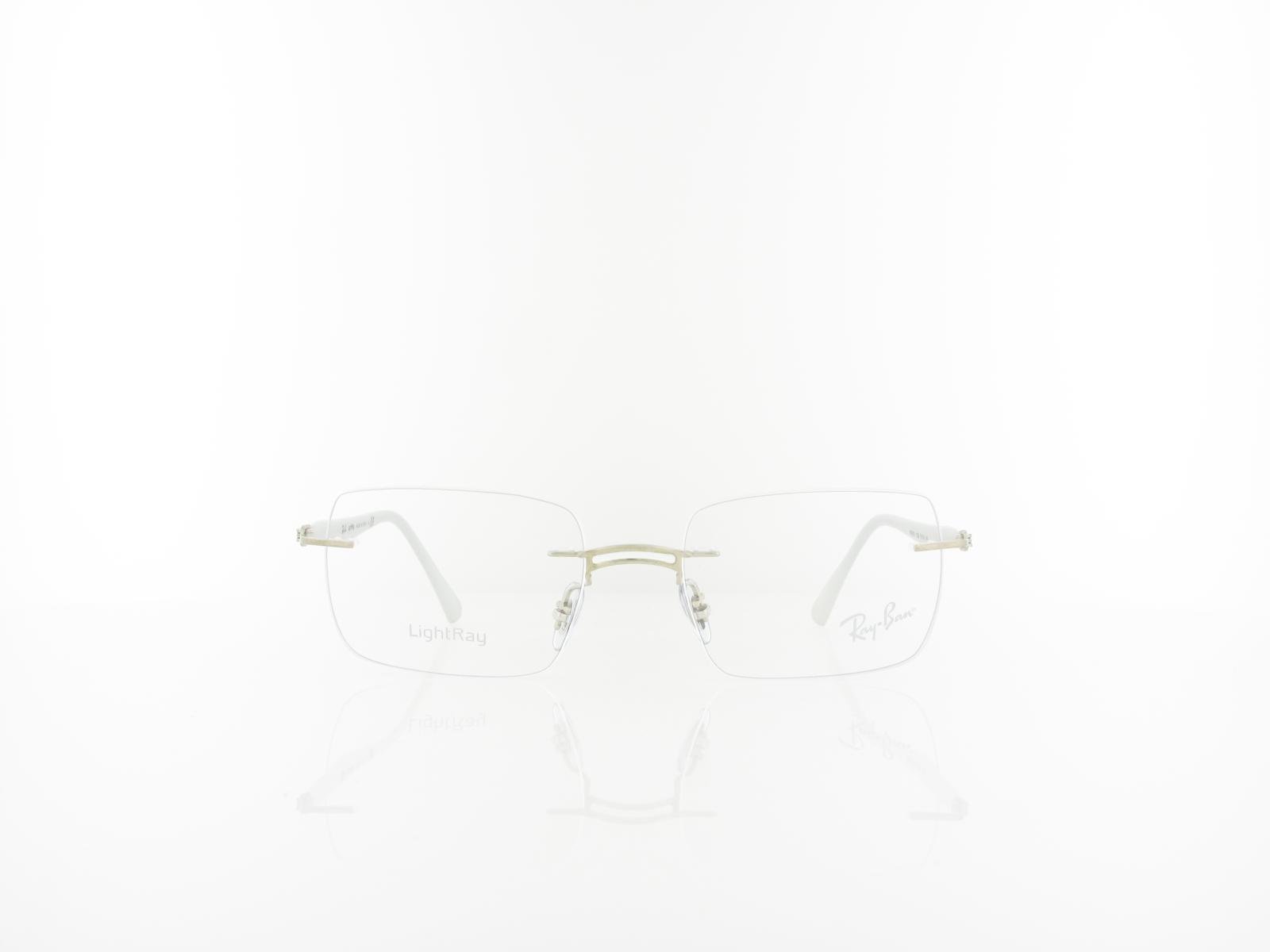 Ray Ban | RX8767 1228 51 | white on silver