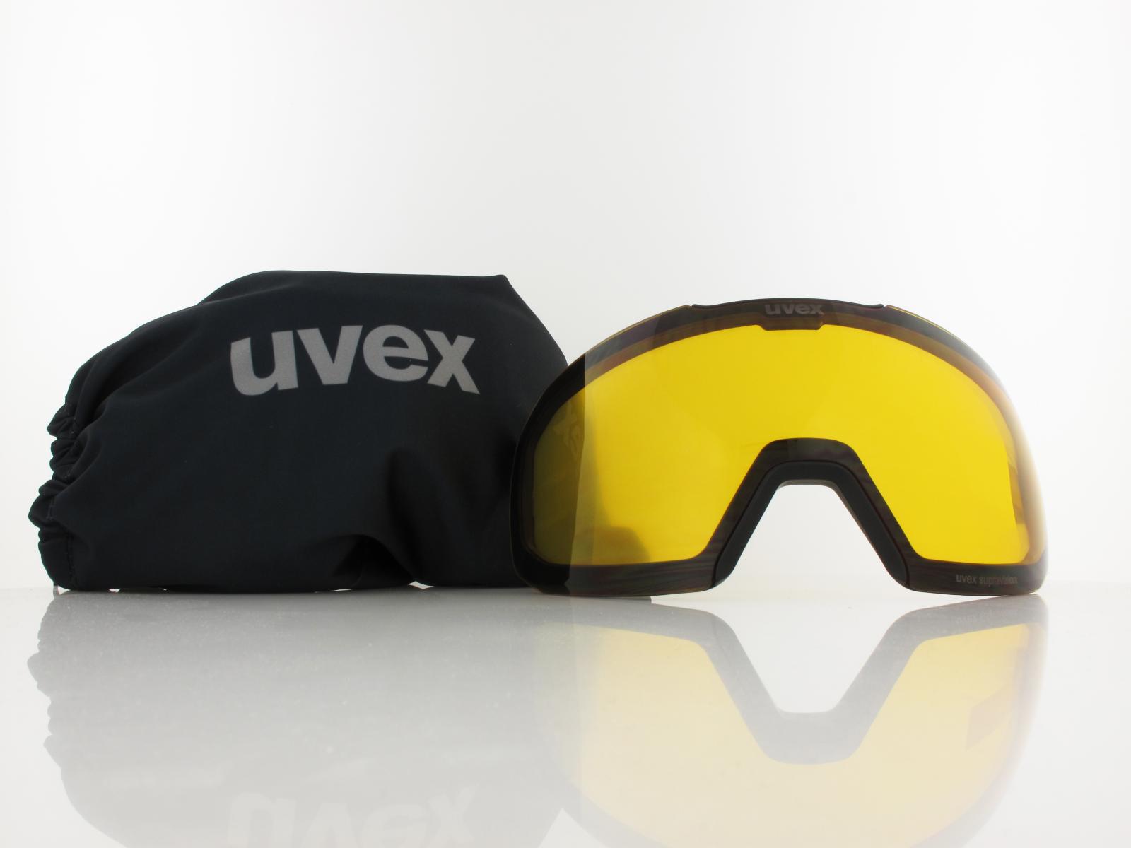 UVEX | epic ATTRACT CV S550660 2230 | black matt / FM blue smoke - yellow