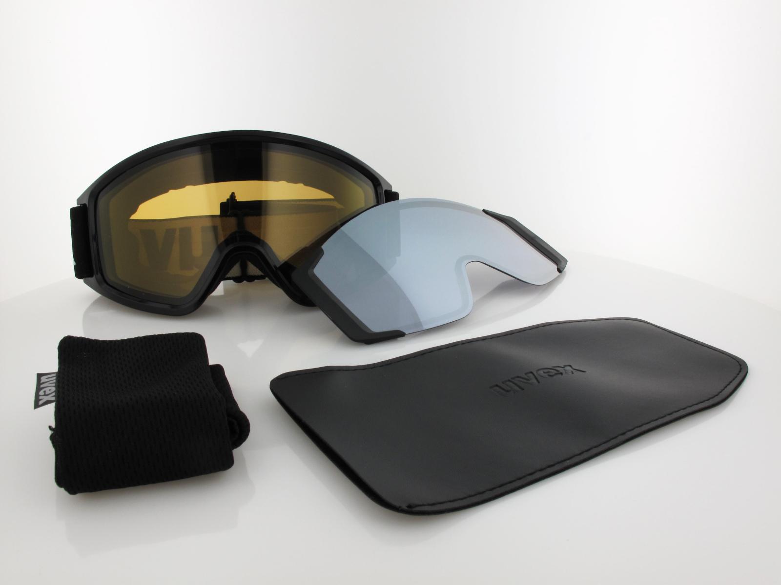 UVEX G.GL 3000 TOP S551332 2030 black / mirror silver polavision 