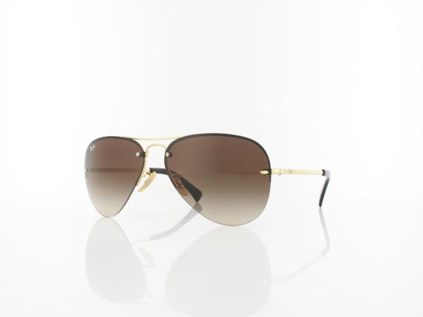 Ray Ban RB3449 003 8G 59 shiny silver grey gradient