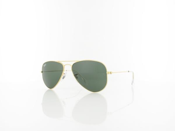 Ray Ban Aviator Large Metal RB3025 001 58 58 arista crystal green pol