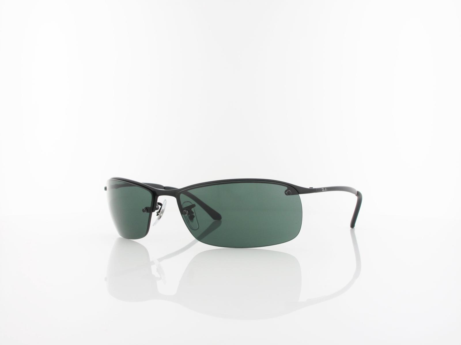 Ray Ban Top Bar RB3183 006 71 63 matte black green