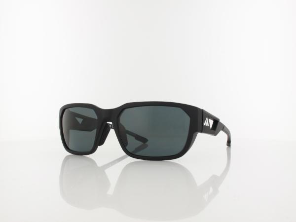 Adidas | SP0092 02D 58 | matte black / smoke polarized