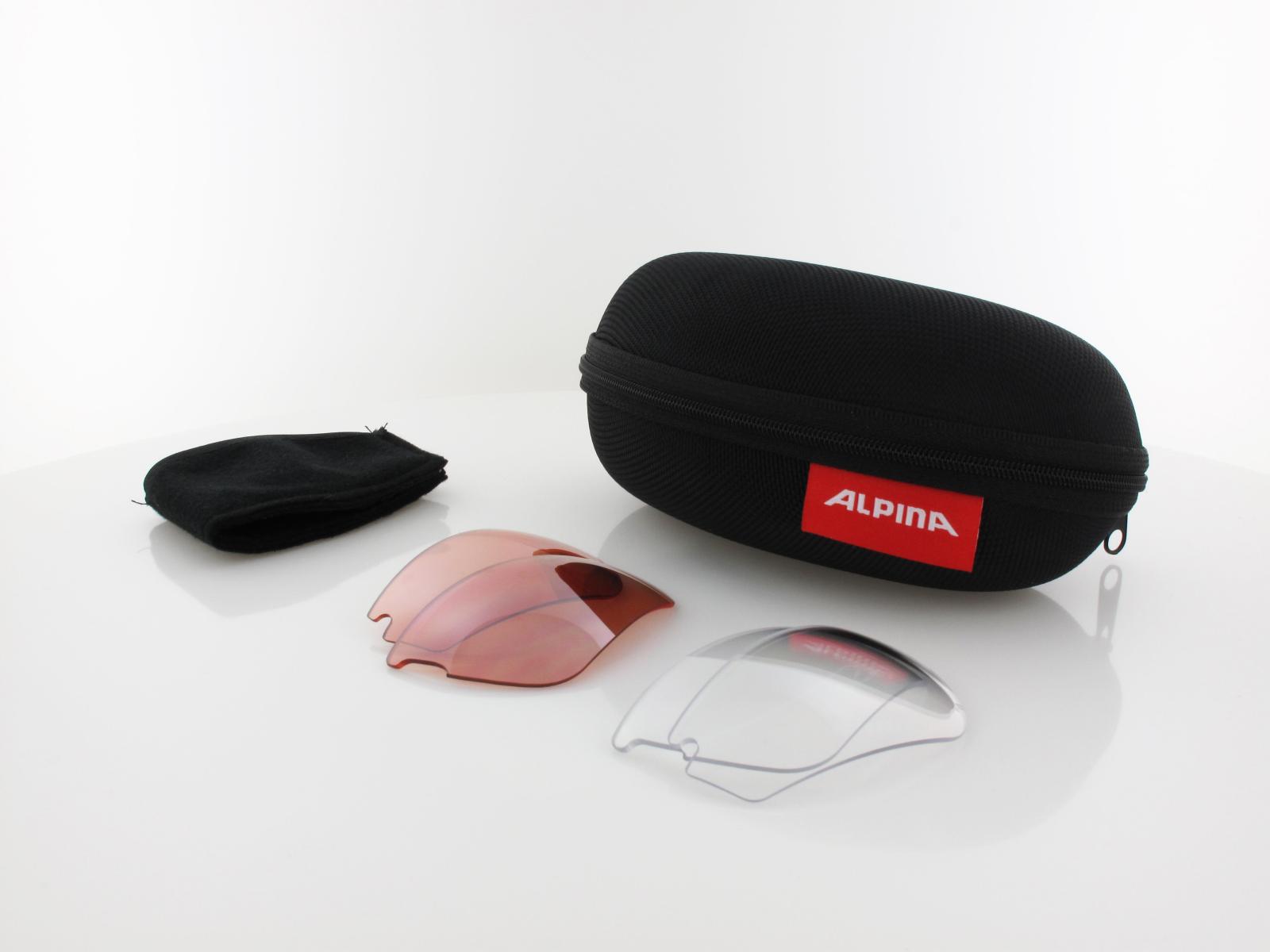 ALPINA | Tri-Scray 2.0 A8641 321 70 | moon-grey matt / black mirror - clear - orange mirror