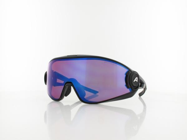 ALPINA | 5W1NG Q+CM A8654 530 140 | black matt / Q+CM blue mirror