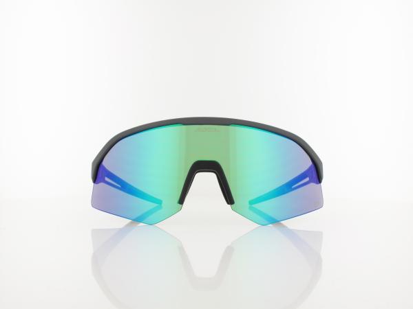 ALPINA | Sonic HR Q-LITE A8734 021 148 | midnight-grey matt / green mirror