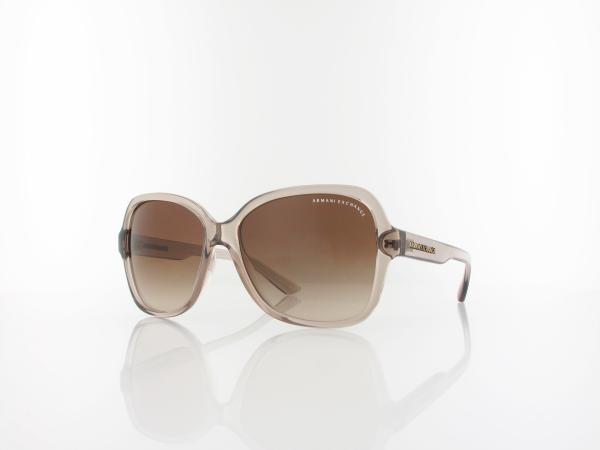 Armani Exchange | AX4029S 824013 57 | transparent tundra / gradient brown