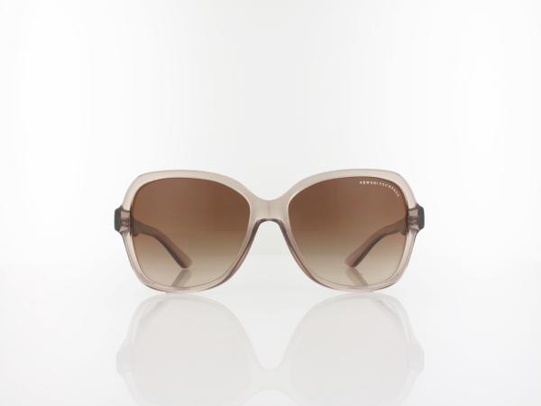 Armani Exchange | AX4029S 824013 57 | transparent tundra / gradient brown