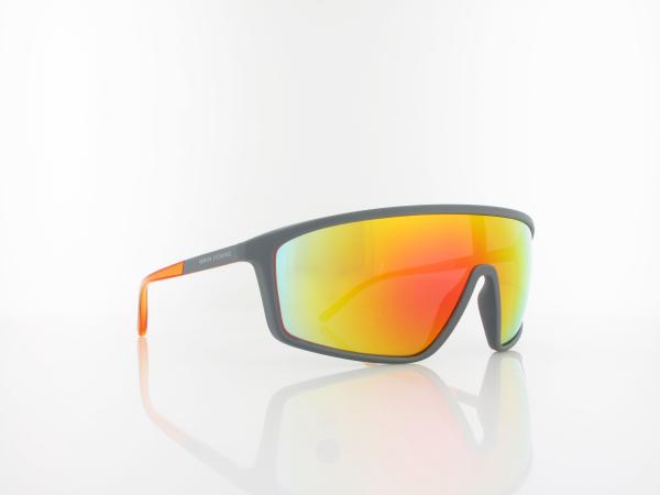 Armani Exchange | AX4119S 81806Q 137 | matte grey / dark violet mirror red