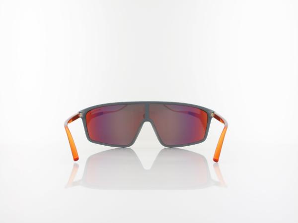 Armani Exchange | AX4119S 81806Q 137 | matte grey / dark violet mirror red