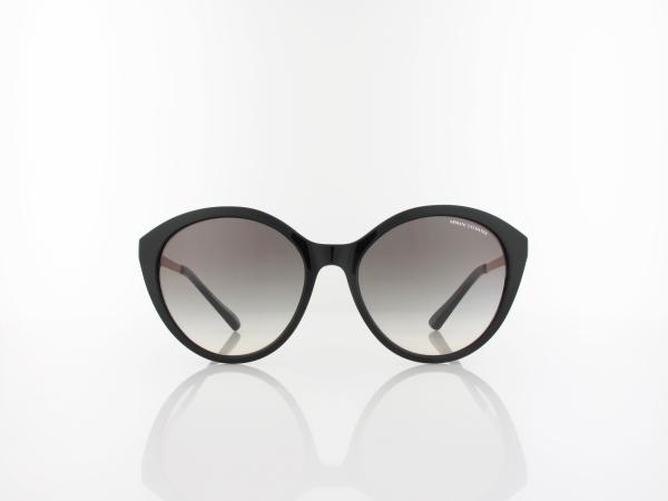 Armani Exchange | AX4134S 815811 55 | shiny black / gradient grey