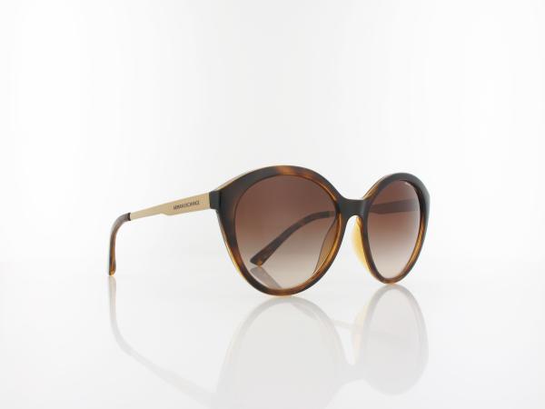 Armani Exchange | AX4134S 821313 55 | shiny havana / gradient brown