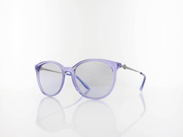 Armani Exchange | AX4140S 82367P 55 | shiny transparent violet / violet mirror silver gradient