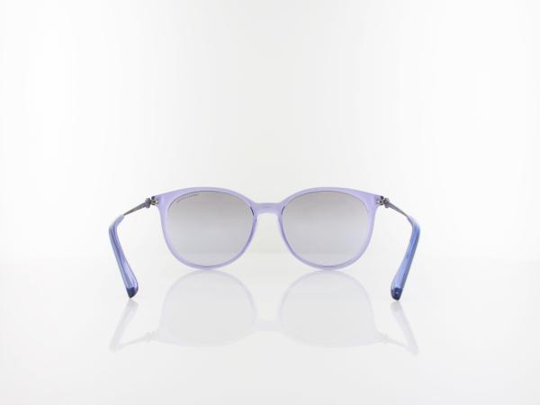 Armani Exchange | AX4140S 82367P 55 | shiny transparent violet / violet mirror silver gradient