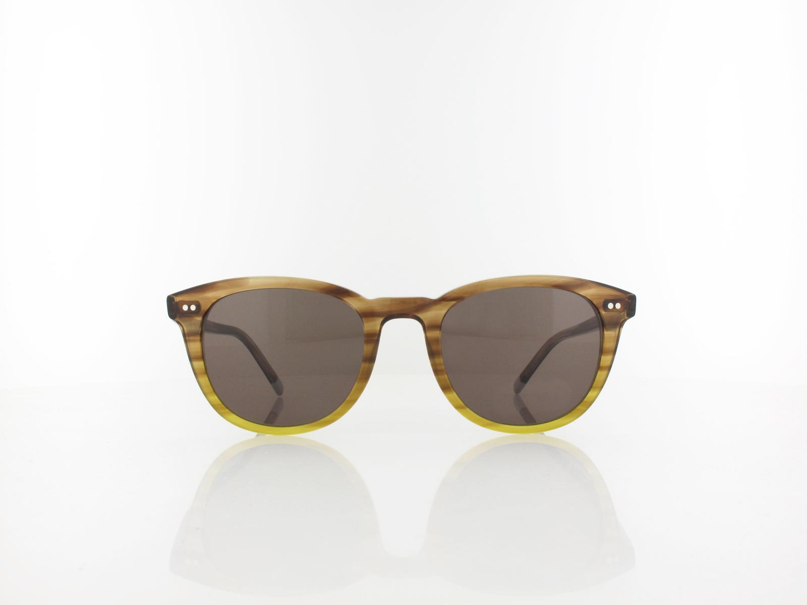 Calvin Klein | CK4358S 203 51 | striped brown yellow / brown