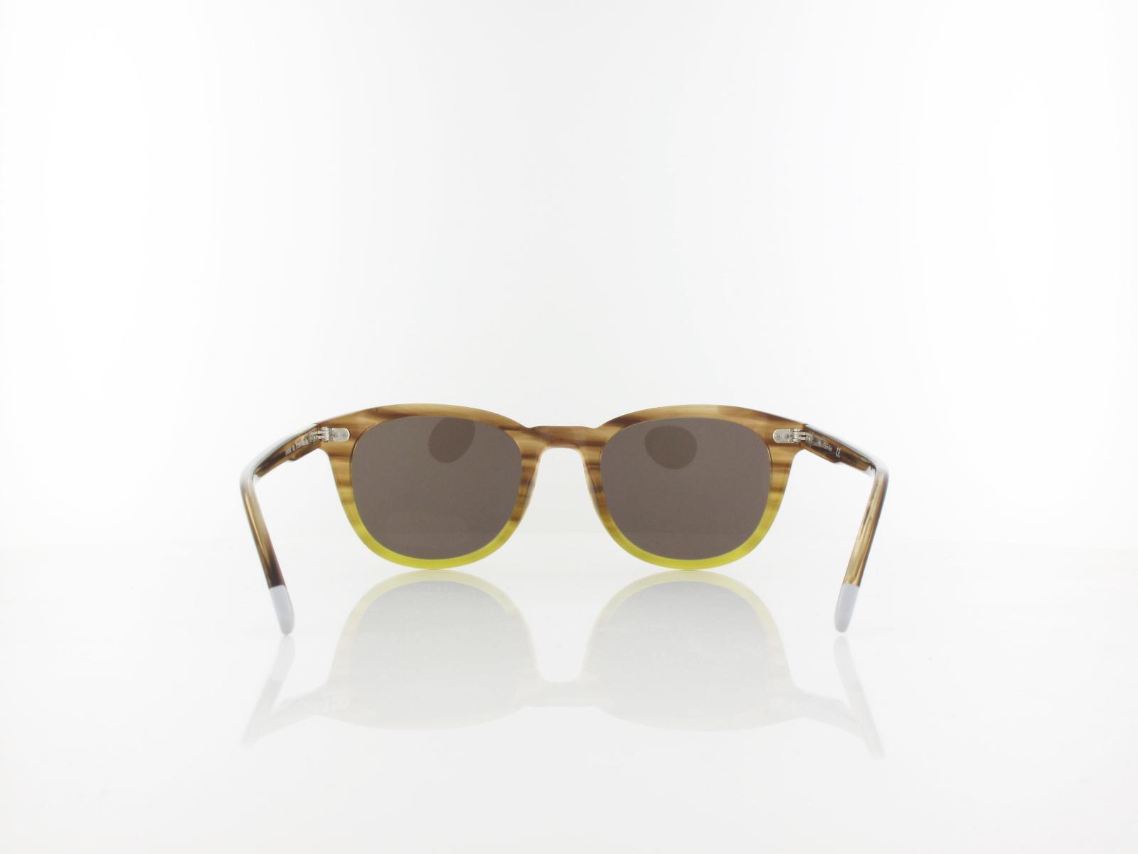 Calvin Klein | CK4358S 203 51 | striped brown yellow / brown