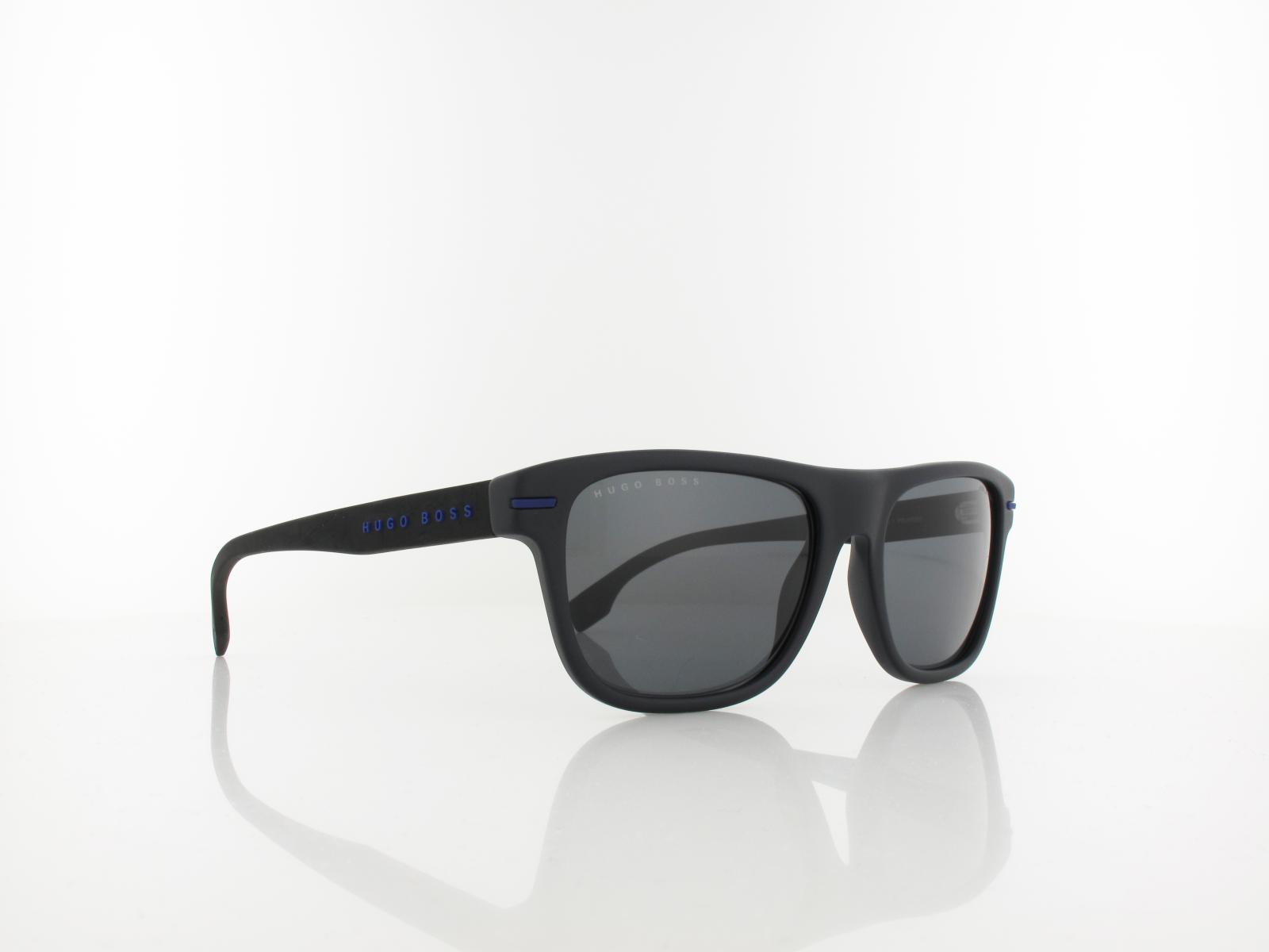 Boss | BOSS 1322/S 0VK/M9 55 | matte black blue / grey polarized
