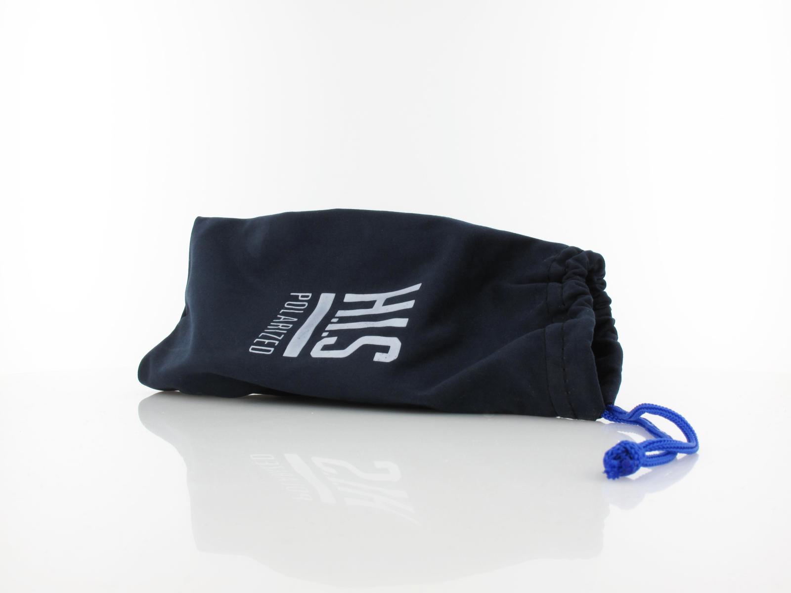 HIS polarized | HPS40103-3 52 | black / smoke with red revo polarized