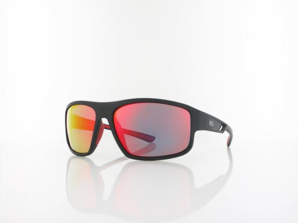 HIS polarized | HPS47105-1 62 | black / smoke with red revo polarized