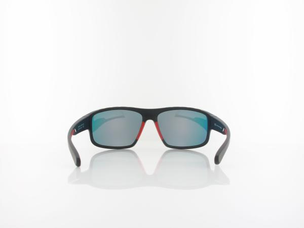 HIS polarized | HPS47105-1 62 | black / smoke with red revo polarized