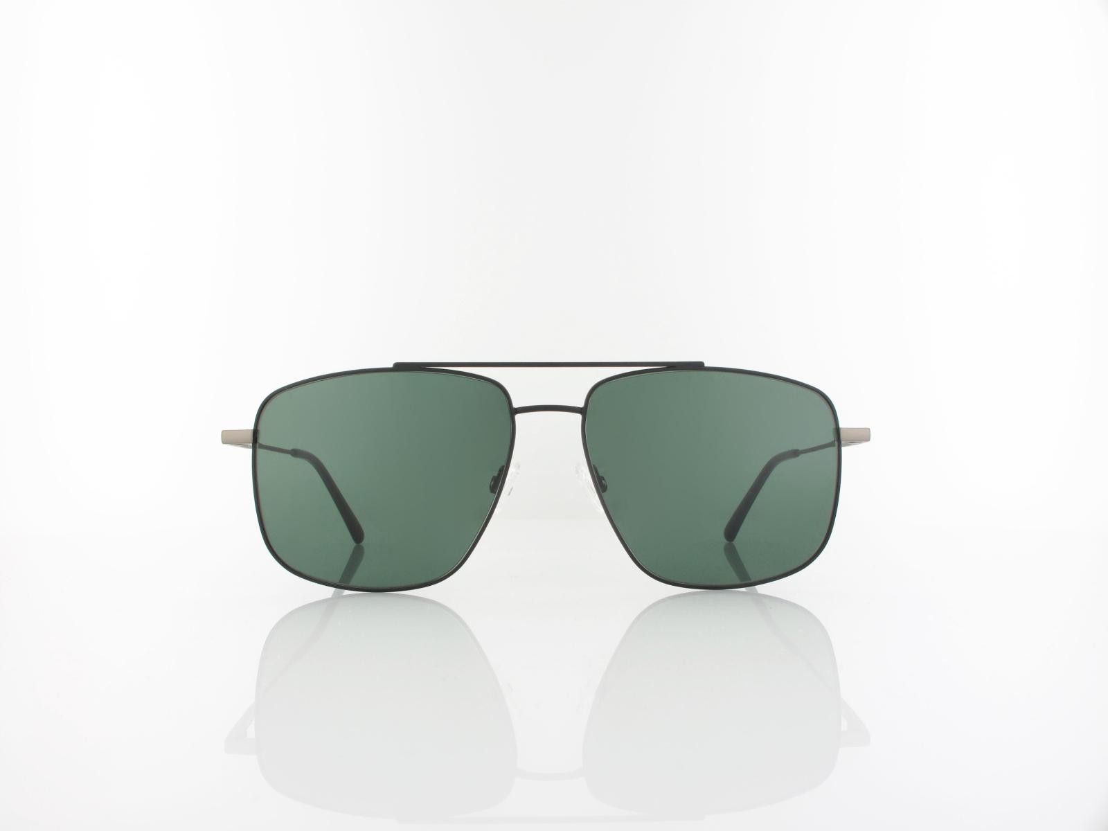 Brilando | Premium Sun L2470 58 | schwarz gun / grün grau