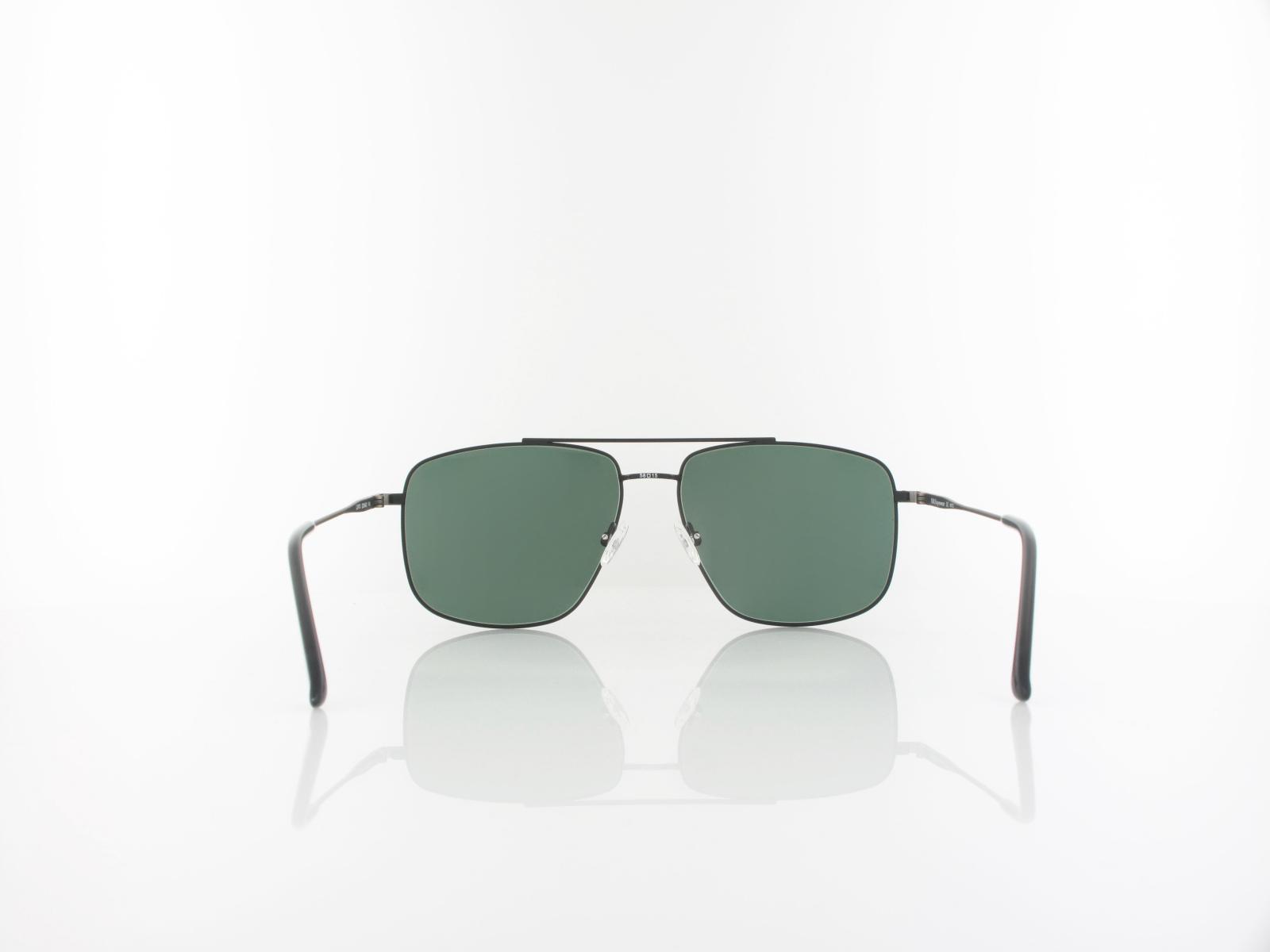 Brilando | Premium Sun L2470 58 | schwarz gun / grün grau