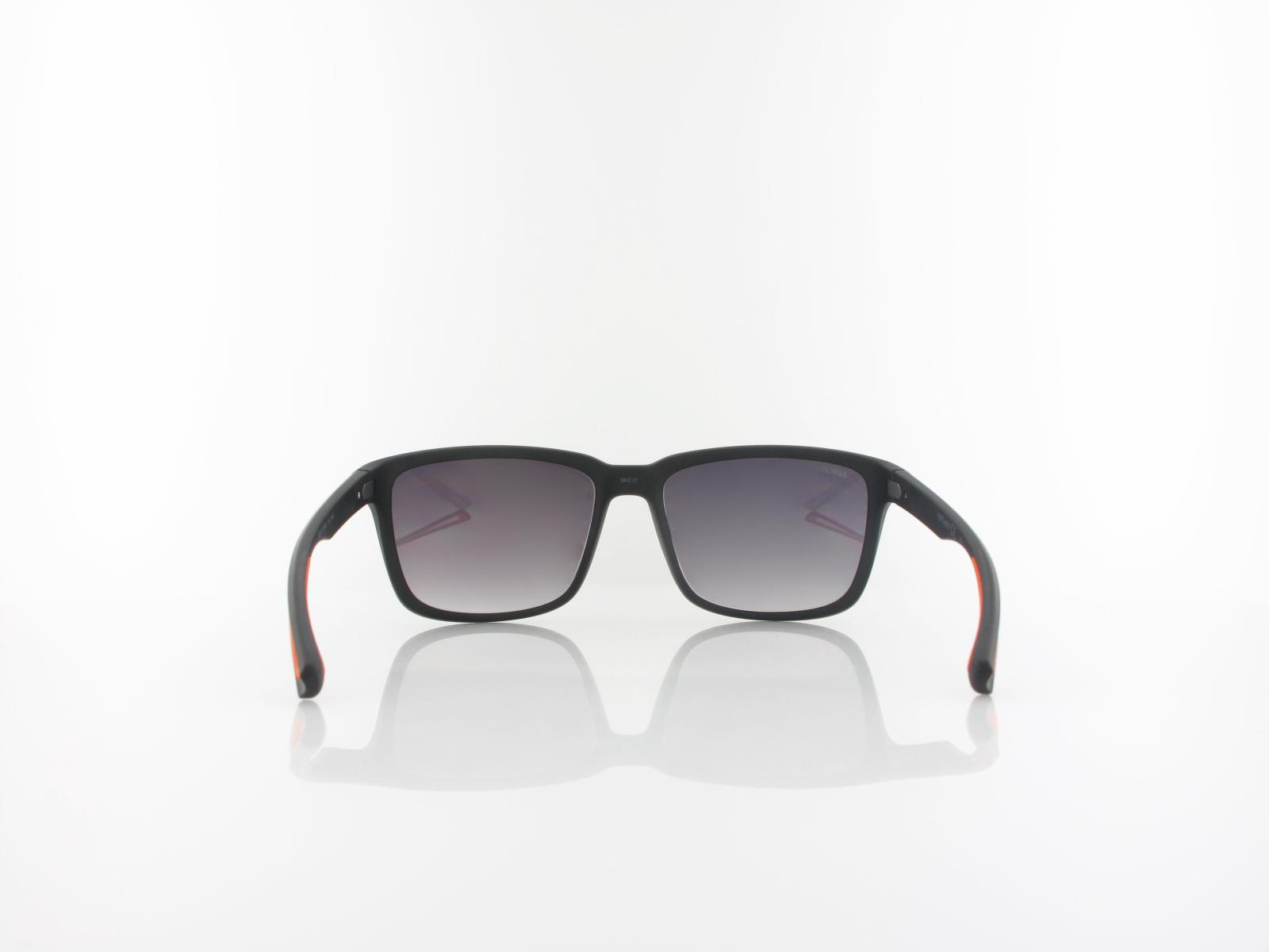 Brilando | Premium Sport M2410 58 | schwarz matt orange / grau verlauf