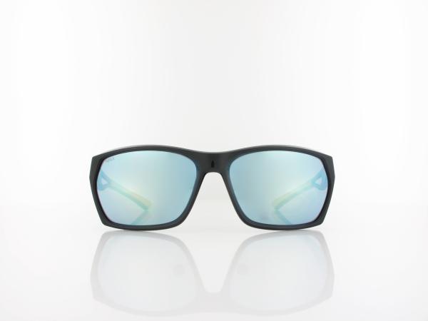 Brilando | Premium Sport M2460 63 | schwarz glänzend gelb / grau gelb silber verspiegelt
