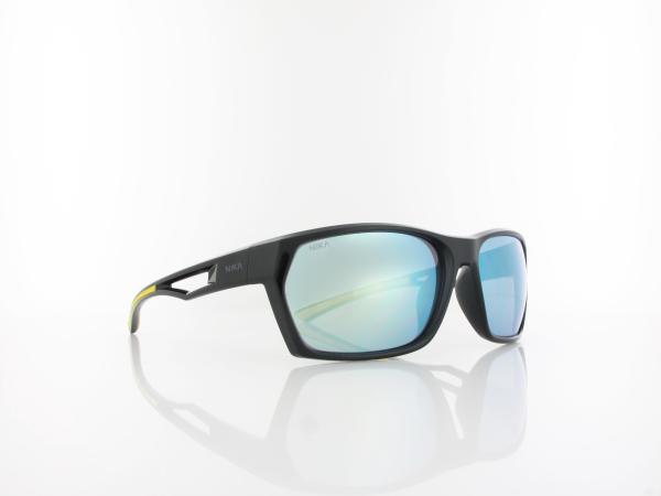 Brilando | Premium Sport M2460 63 | schwarz glänzend gelb / grau gelb silber verspiegelt