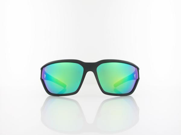 Brilando | Premium Sport M2480 67 | schwarz matt / grün grau grün verspiegelt