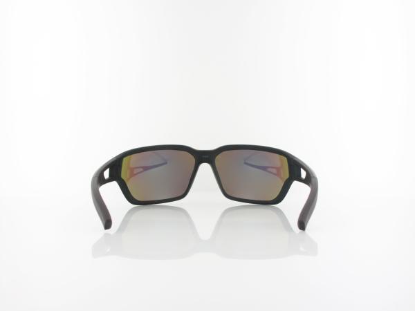 Brilando | Premium Sport M2480 67 | schwarz matt / grün grau grün verspiegelt